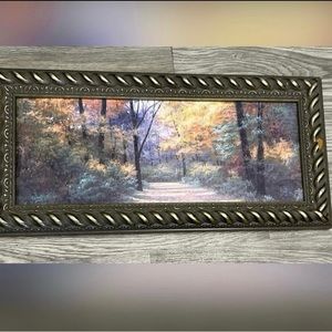 Framed Forest Print  24"x12"